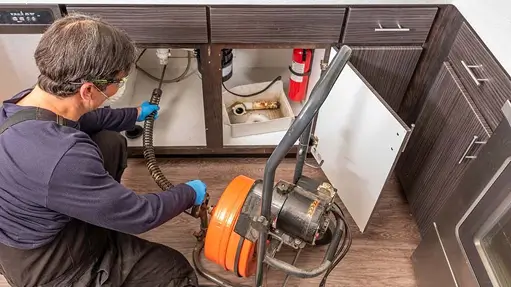 drain cleaning of kitchen plumbing